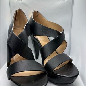 Michael Kors Black Strappy Heels